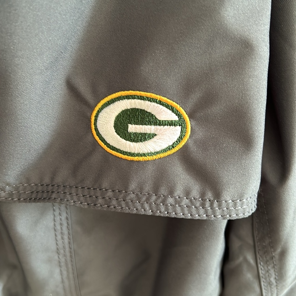 NWOT SZ Large Packers Spring Short Trench Coat 🧥 - Picture 4 of 5
